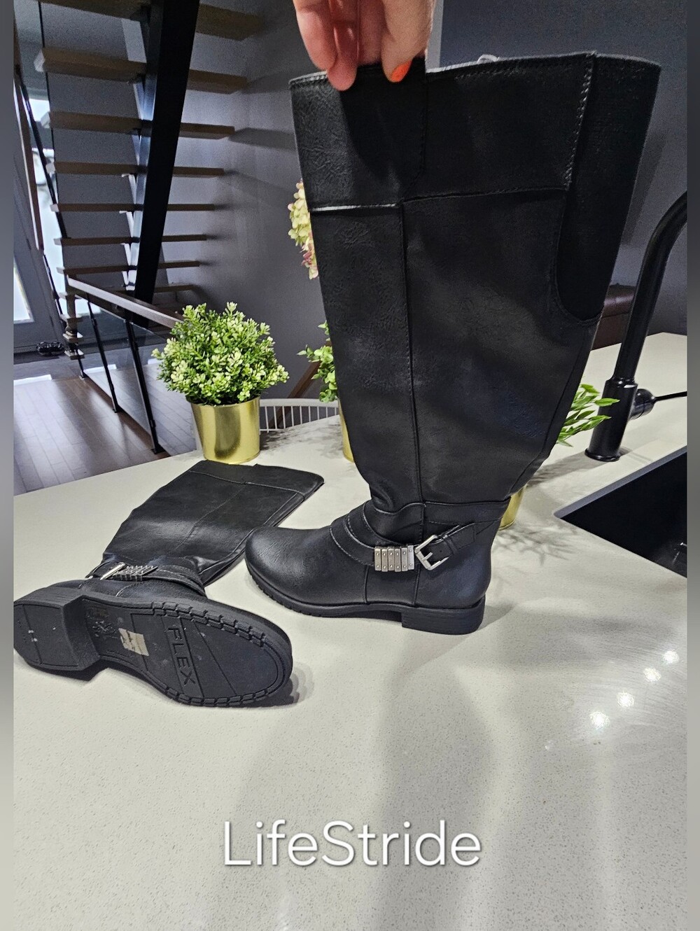 NWT LIFE STRIDE Superbes Bottes hautes De Style Cavalier Neuves